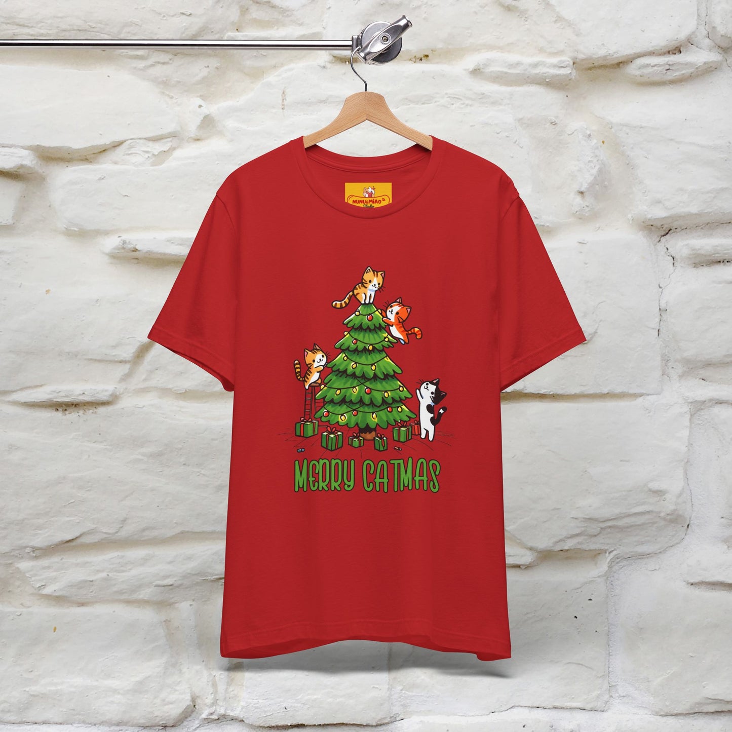 ''Merry Catmas'' | Cattitude Christmas Tee| Nunu&Miao Studio - Nunu&Miao Studio