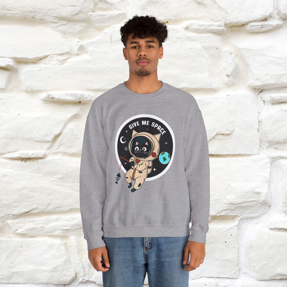 ''Give Me Space'' |Cat Sweatshirt | Nunu&Miao Studio
