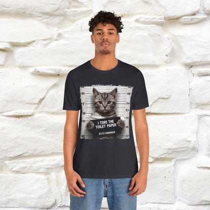 ''I Tore The Toilet Paper'' | Funny Cat T-Shirt | Nunu&Miao Studio - Nunu&Miao Studio
