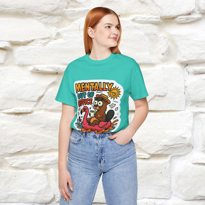 ''Mentally Out Of Office''|  Sarcastic Cat T-Shirt | Nunu&Miao Studio