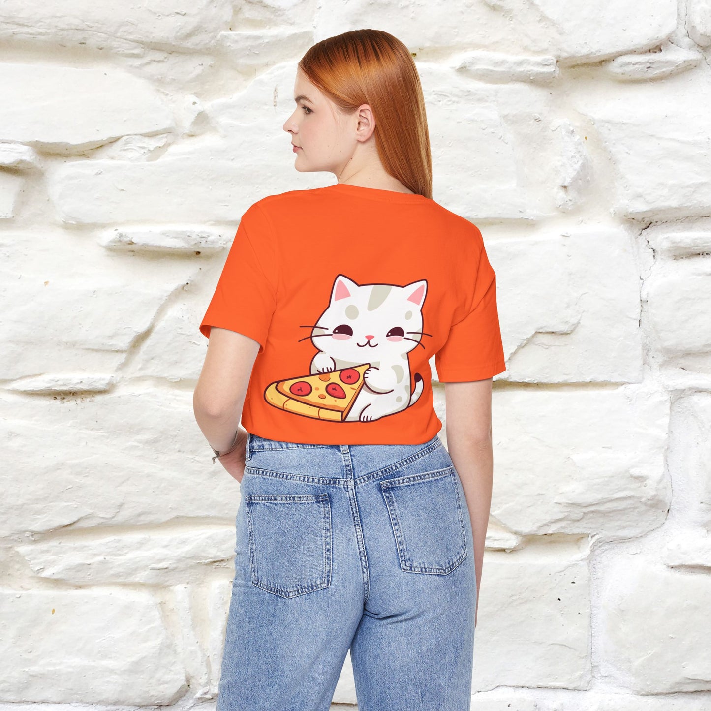 "I Love Pizza"| Cat T-shirt | Nunu&Miao Studio - Nunu&Miao Studio