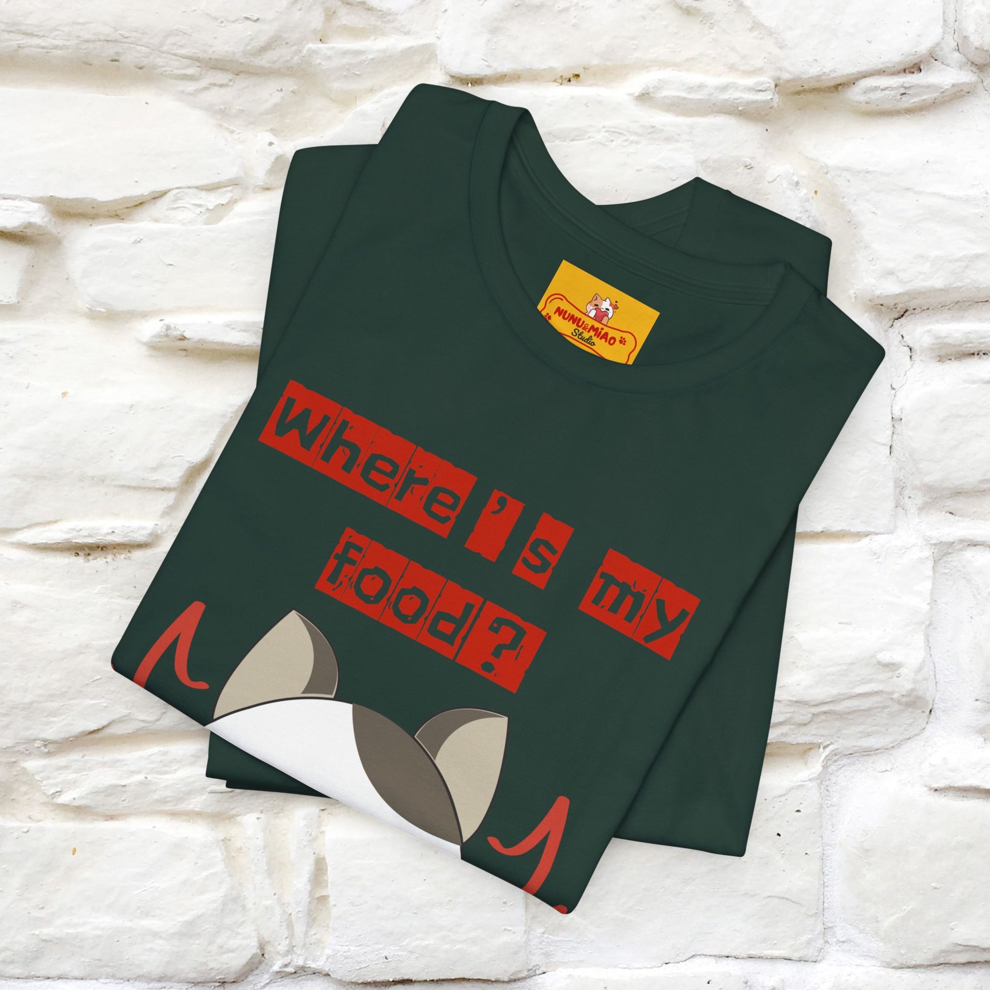 ''Where Is My ....?"  Cat T-shirt| Nunu&Miao Studio - Nunu&Miao Studio