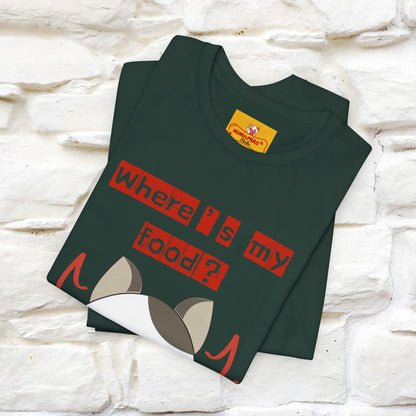 ''Where Is My ....?"  Cat T-shirt| Nunu&Miao Studio - Nunu&Miao Studio