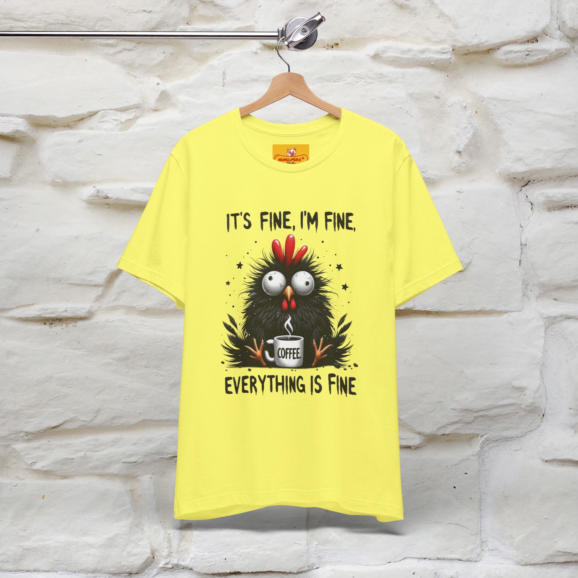 "Everything Is Fine" |Funny T-Shirt | Nunu&Miao Studio - Nunu&Miao Studio