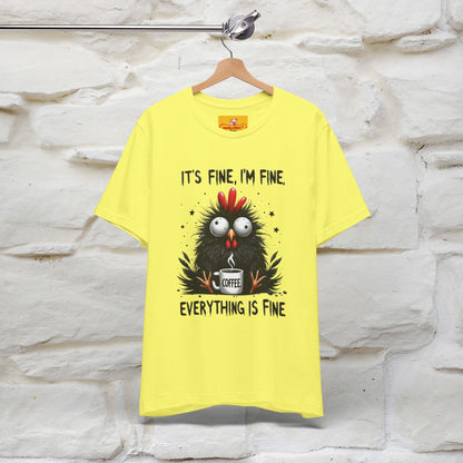 "Everything Is Fine" |Funny T-Shirt | Nunu&Miao Studio - Nunu&Miao Studio
