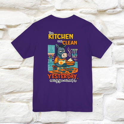 "The Kitchen Was Clean... " |Funny T-Shirt | Nunu&Miao Studio - Nunu&Miao Studio