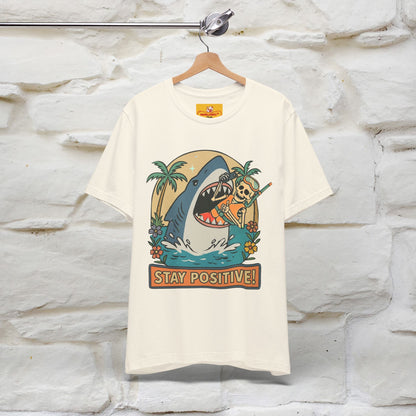 "Stay Positive" Funny T-shirt |Nunu&Miao Studio - Nunu&Miao Studio
