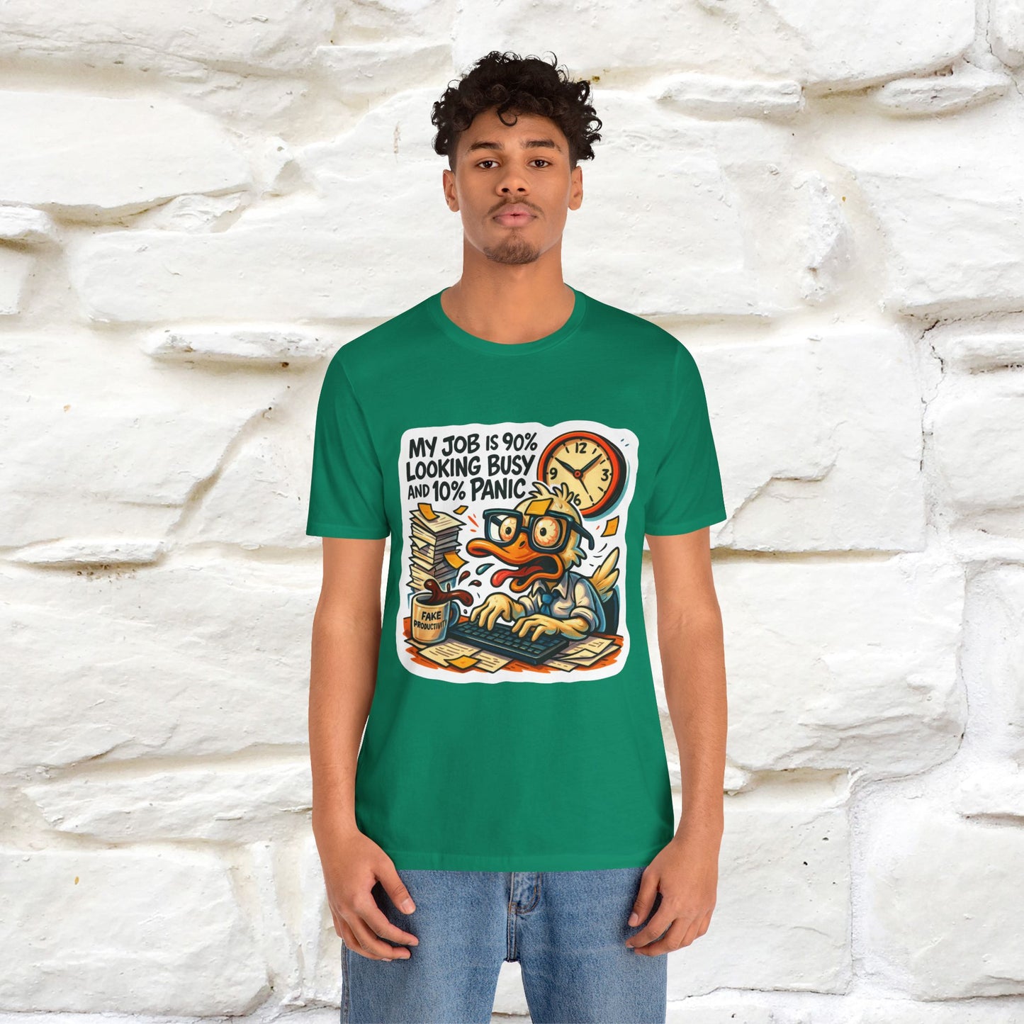 '' My Job is 90% Looking Busy ... |  Sarcastic T-Shirt | Nunu&Miao Studio