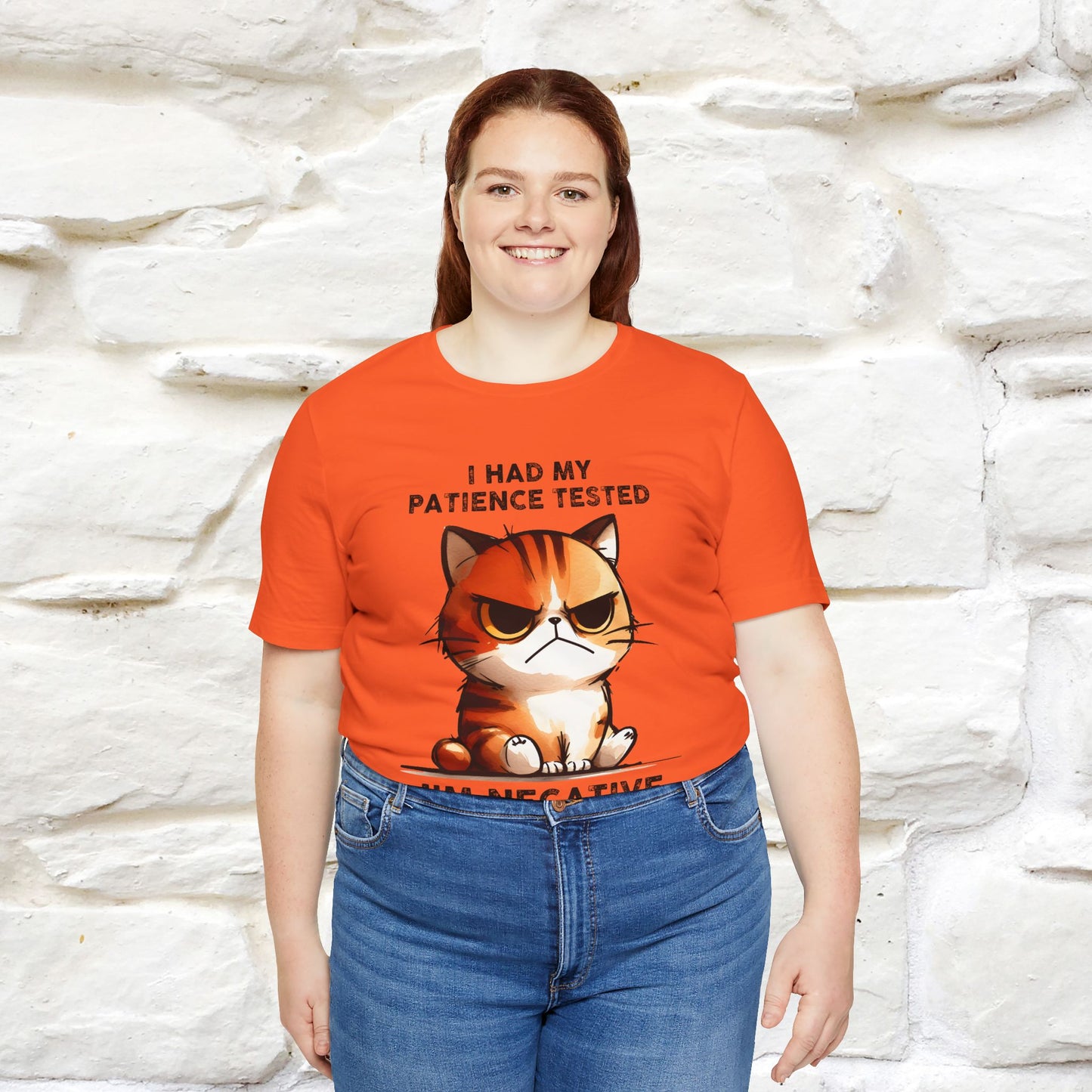 ''I Had My Patience Tested, I'm Negative''| CatT-Shirt | Nunu&Miao Studio