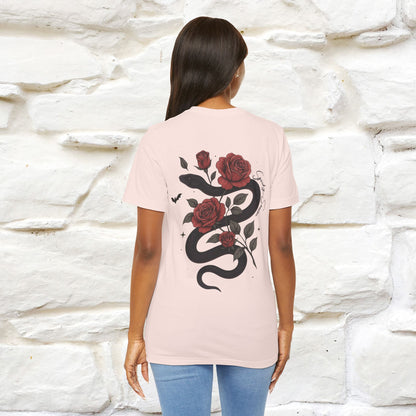 "The Rose and The Snake " Halloween T-shirt |Nunu&Miao Studio - Nunu&Miao Studio