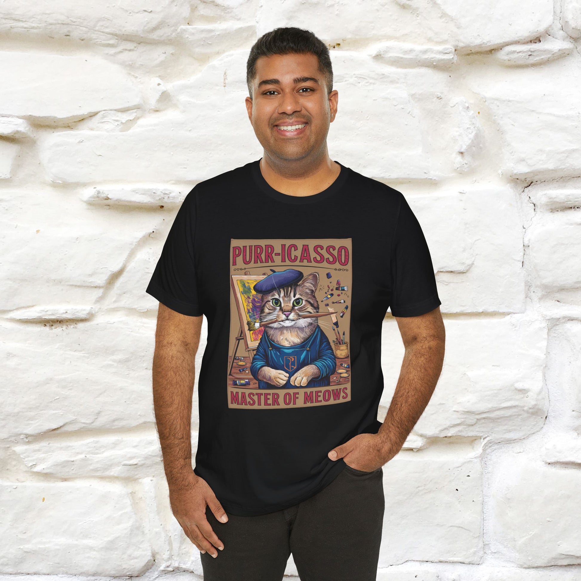 ''Purr-Icasso Masters Of Meows'' | CatT-Shirt | Nunu&Miao Studio - Nunu&Miao Studio