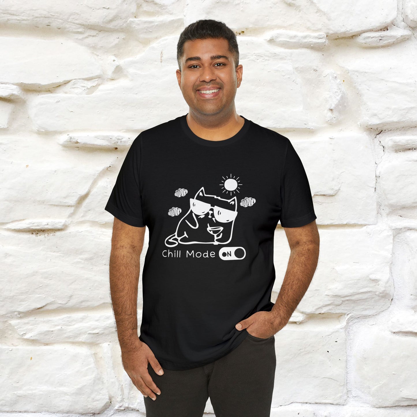 ''Chill Mode on'' Cat T-Shirt | Nunu&Miao Studio