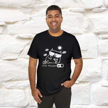 ''Chill Mode on'' Cat T-Shirt | Nunu&Miao Studio