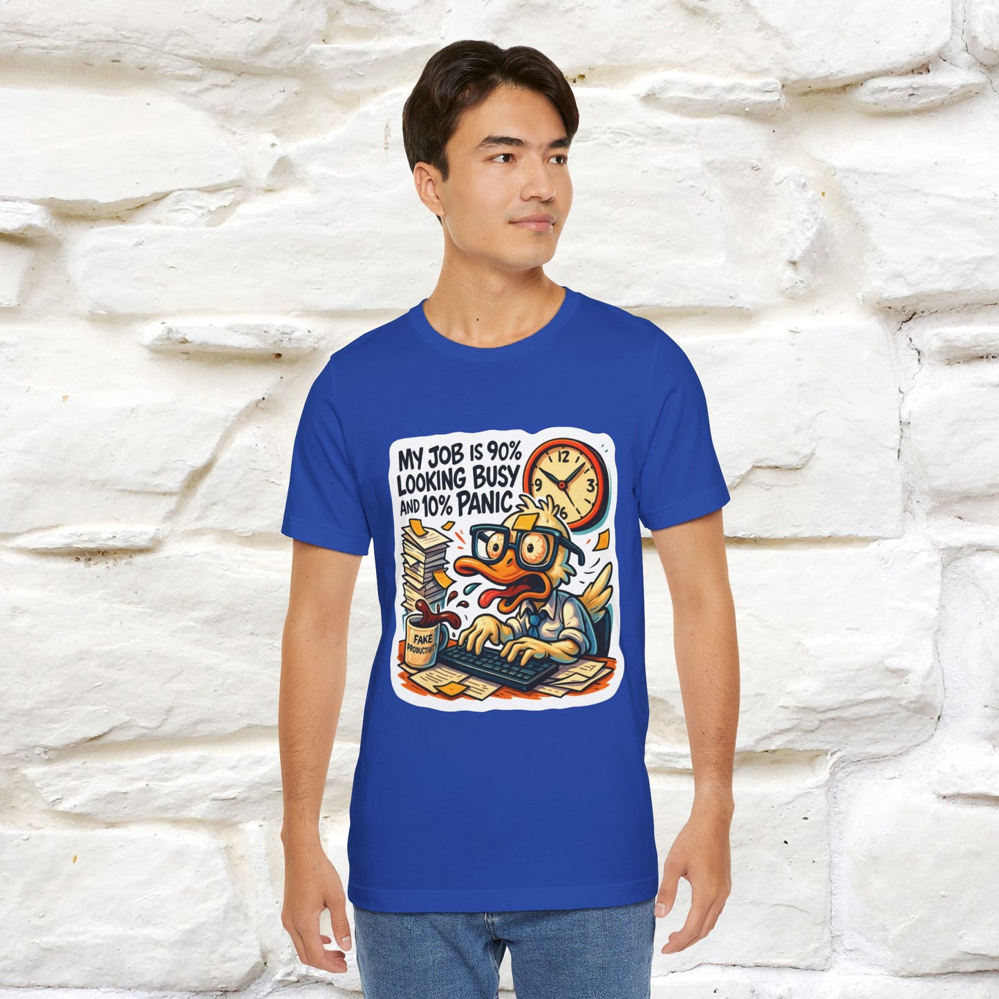 '' My Job is 90% Looking Busy ... |  Sarcastic T-Shirt | Nunu&Miao Studio