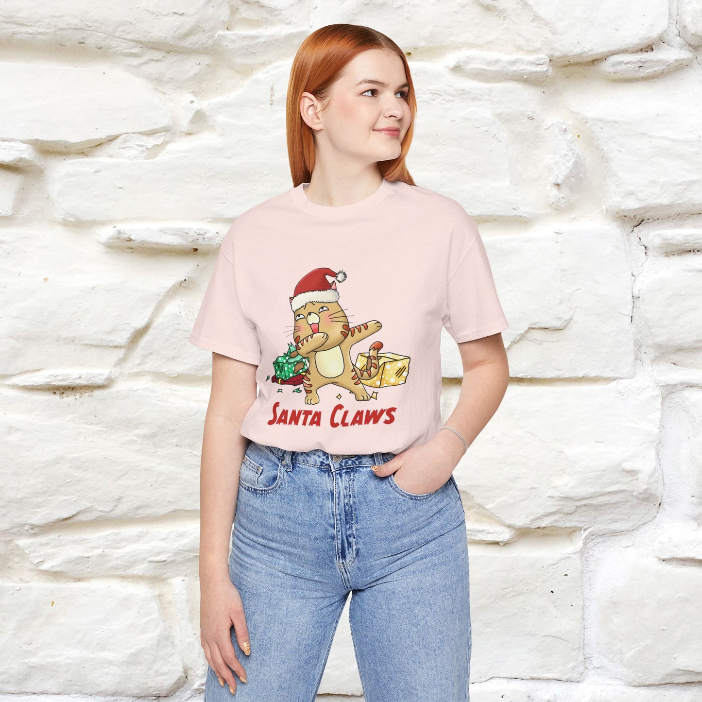 "Santa Claws" |Funny Cat T-Shirt | Nunu&Miao Studio