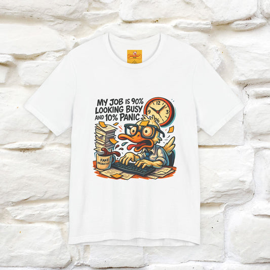 '' My Job is 90% Looking Busy ... |  Sarcastic T-Shirt | Nunu&Miao Studio