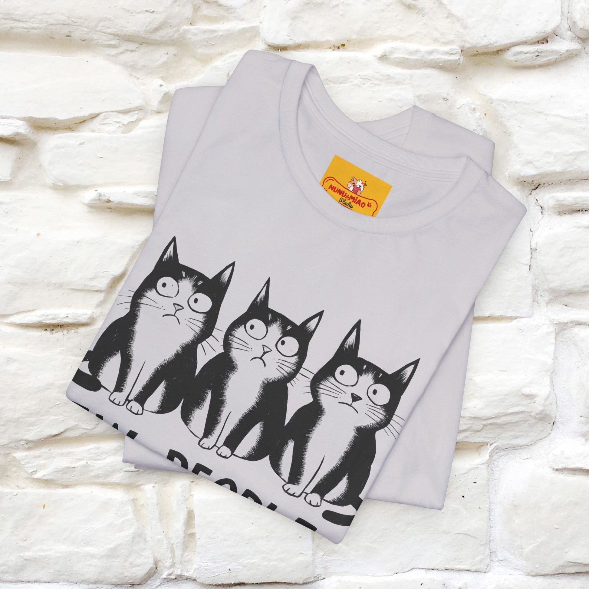 Ew, People | Funny Cat T-Shirt | Nunu&Miao Studio - Nunu&Miao Studio