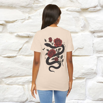 "The Rose and The Snake " Halloween T-shirt |Nunu&Miao Studio - Nunu&Miao Studio