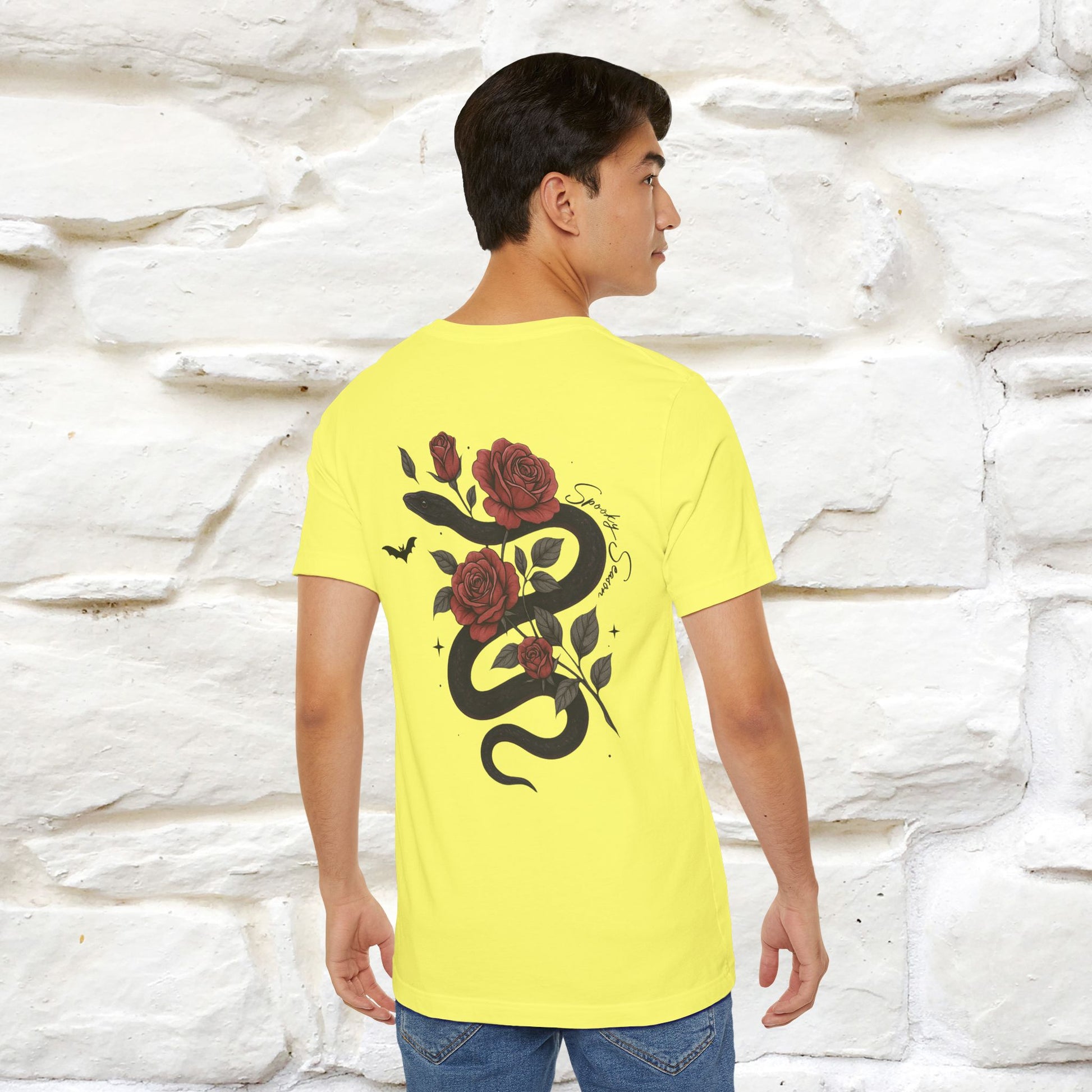 "The Rose and The Snake " Halloween T-shirt |Nunu&Miao Studio - Nunu&Miao Studio