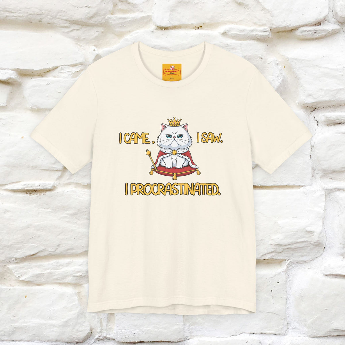''“I came. I saw. I procrastinated.''| Funny T-Shirt | Nunu&Miao Studio