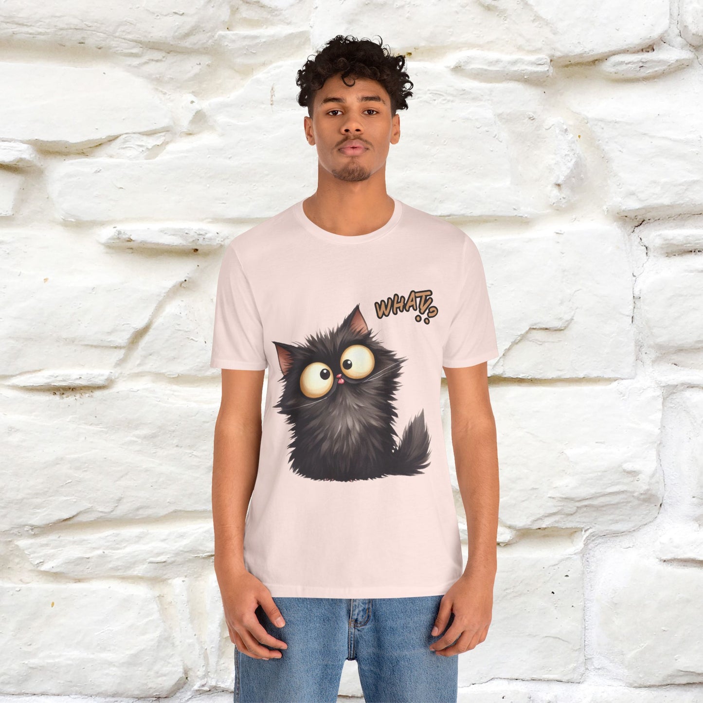 ''What ?'' | Cat T-Shirt  | Nunu&Miao Studio - Nunu&Miao Studio