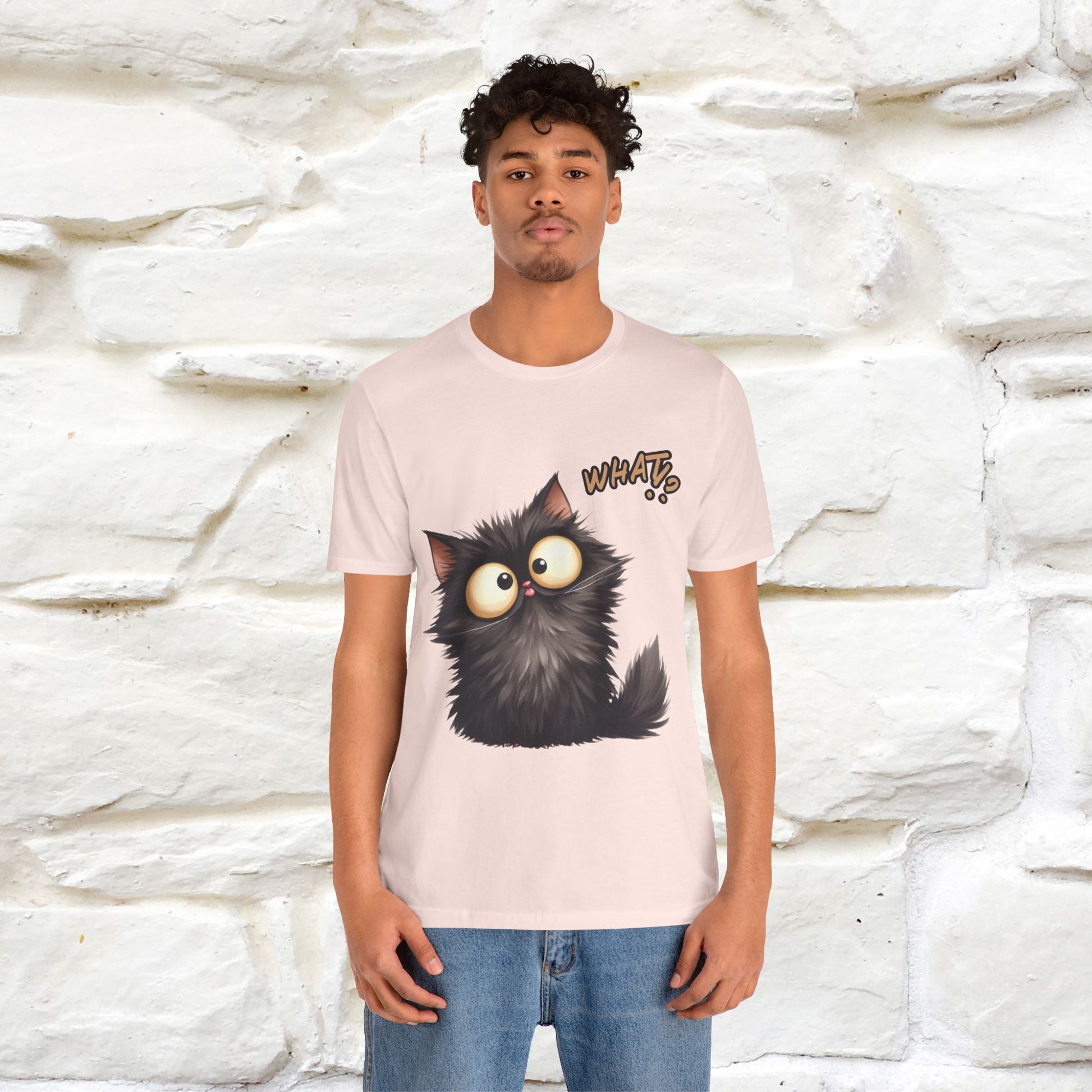''What ?'' | Cat T-Shirt  | Nunu&Miao Studio - Nunu&Miao Studio