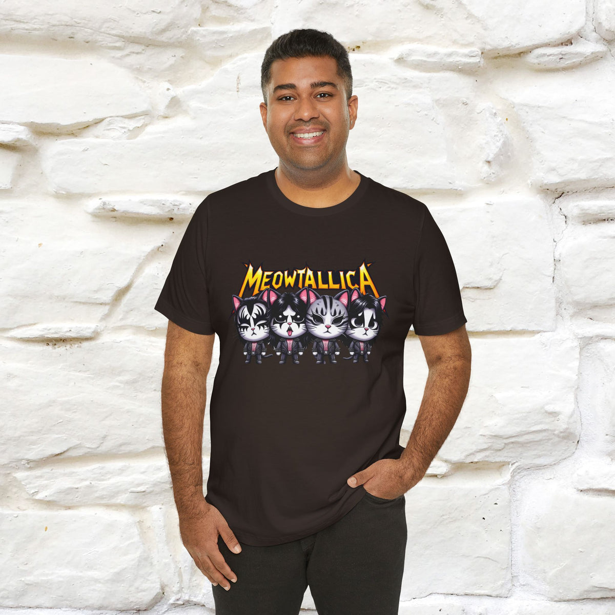 Meowtallica T-Shirt | Rock-Inspired Cat Tee| Nunu&Miao Studio