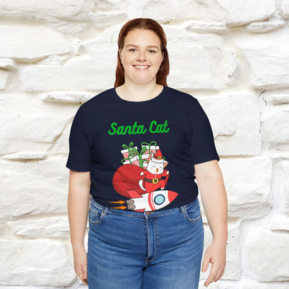 "Funny Santa Cat..." | Cat T-Shirt | Nunu&Miao Studio