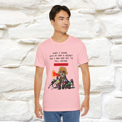 "When I Share  With My Mom a Secret" Cat T-Shirt | Nunu&Miao Studio