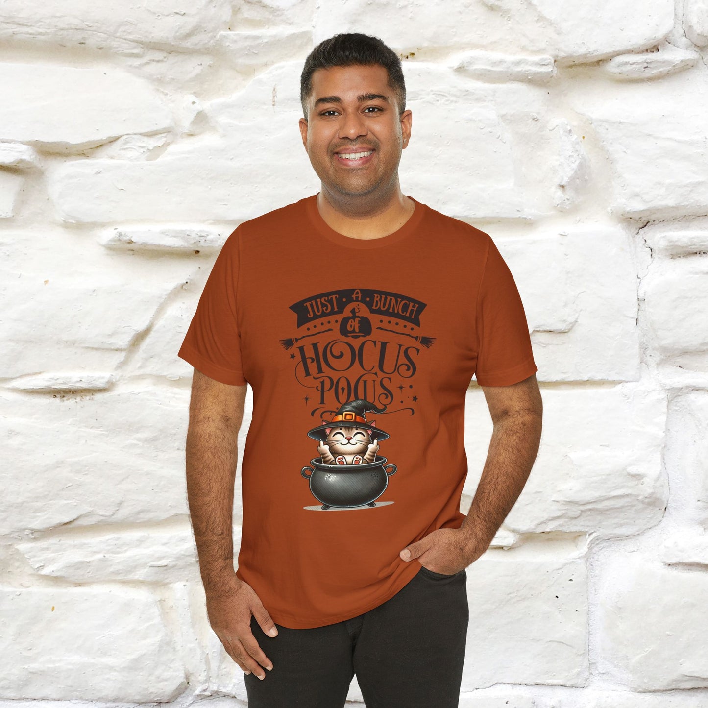 "Just A Bunch Of Hocus Pocus" Cat  T-shirt |Nunu&Miao Studio - Nunu&Miao Studio