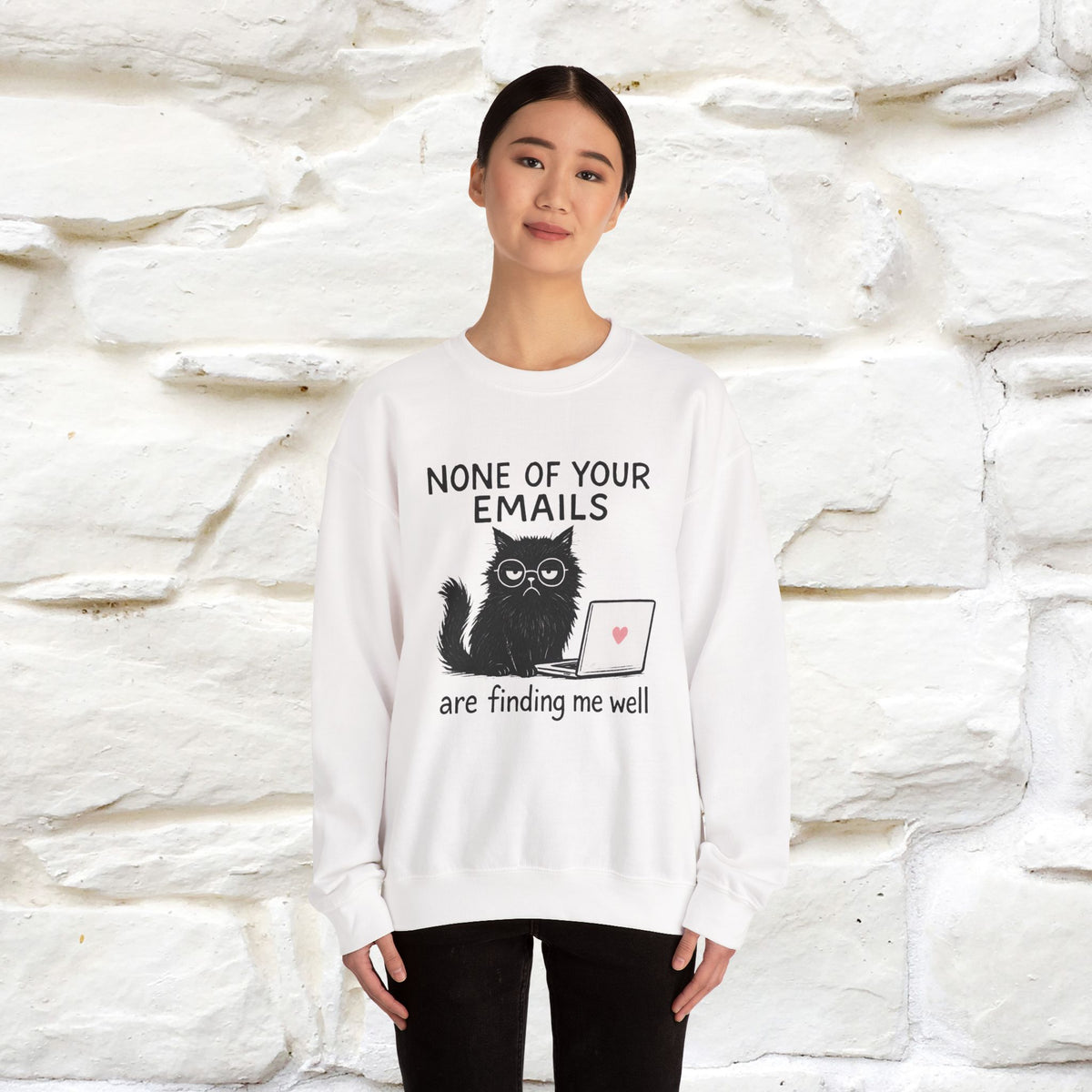 ''None Of Your Emails ...'' | Cute Cat Sweatshirt | Nunu&Miao Studio