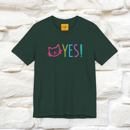 "Yes, Just Do It" Cat T-Shirt| Front & Back Design | Nunu&Miao Studio - Nunu&Miao Studio