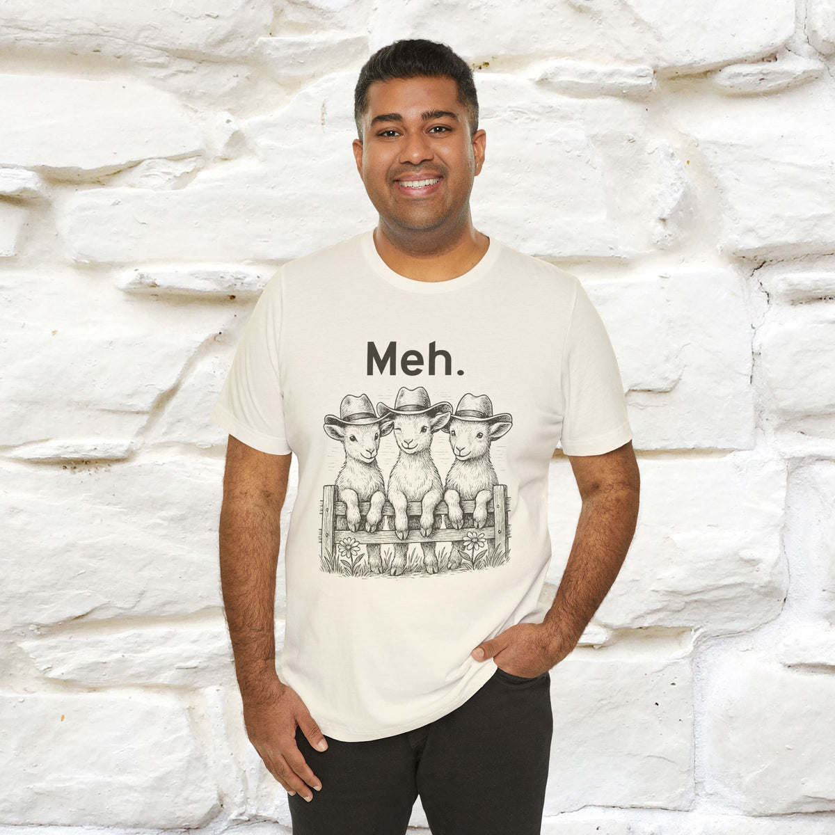 "Meh" Cute T-shirt |Nunu&Miao Studio