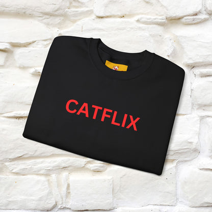 "Catflix'' |Cat Sweatshirt | Nunu&Miao Studio