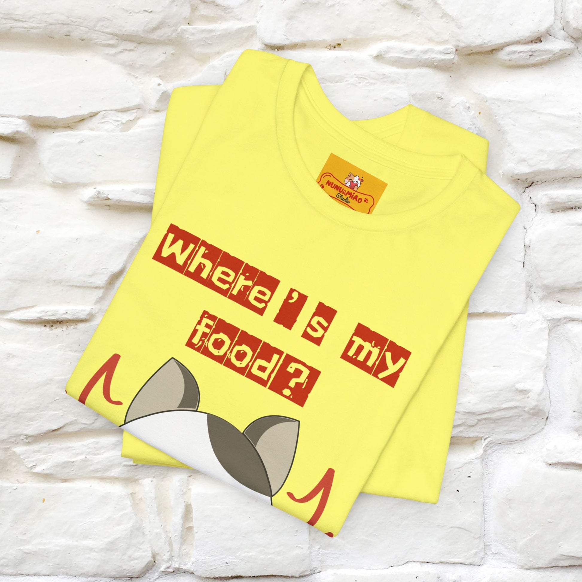 ''Where Is My ....?"  Cat T-shirt| Nunu&Miao Studio - Nunu&Miao Studio