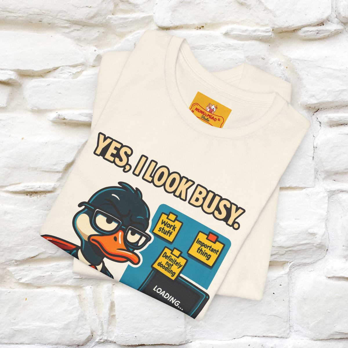 ''Yes, I Look Busy. No I'm Not.''|  Sarcastic Cat T-Shirt | Nunu&Miao Studio