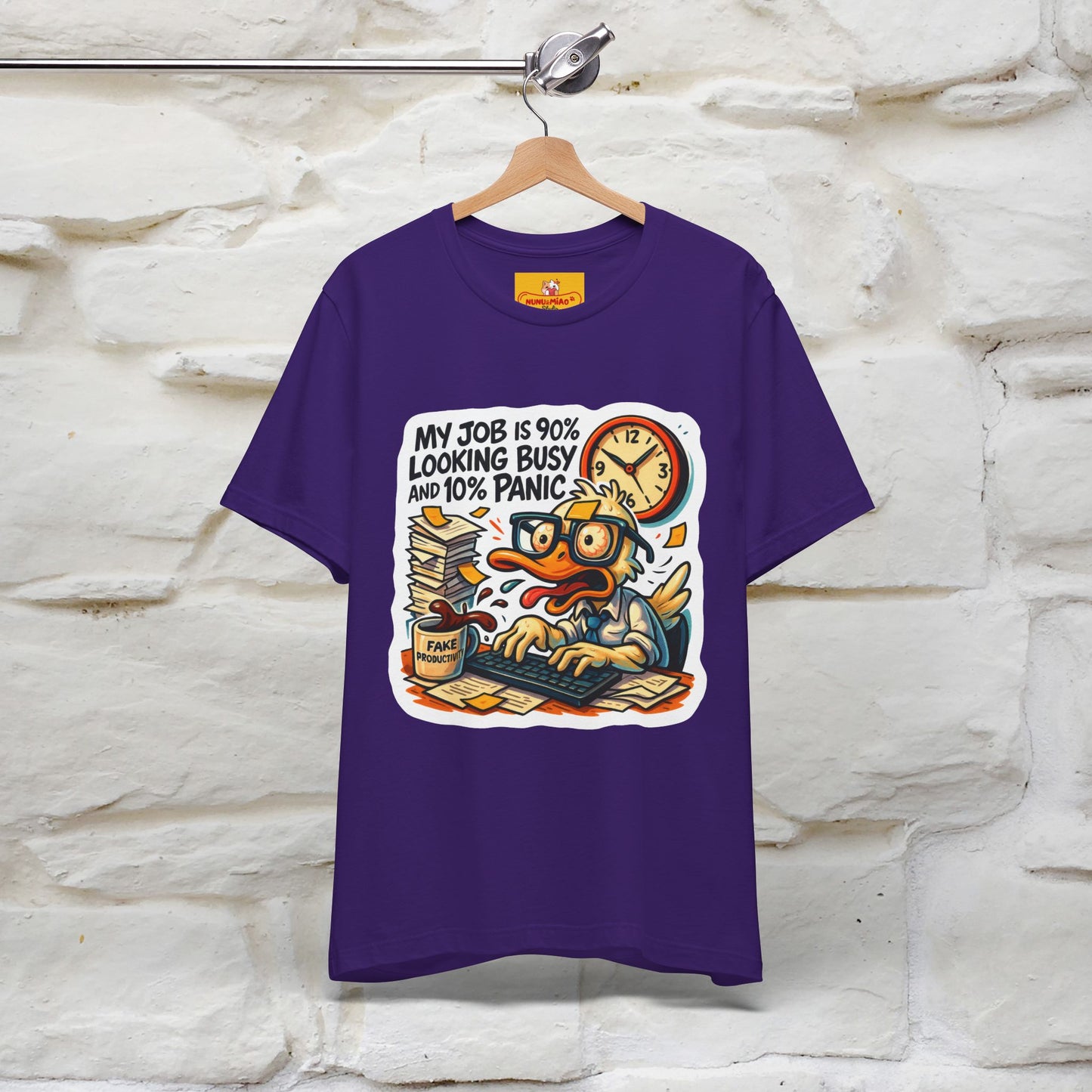 '' My Job is 90% Looking Busy ... |  Sarcastic T-Shirt | Nunu&Miao Studio