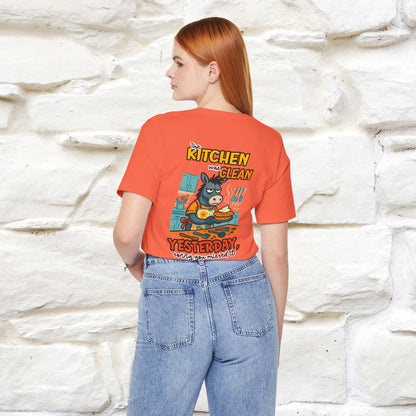 "The Kitchen Was Clean... " |Funny T-Shirt | Nunu&Miao Studio - Nunu&Miao Studio