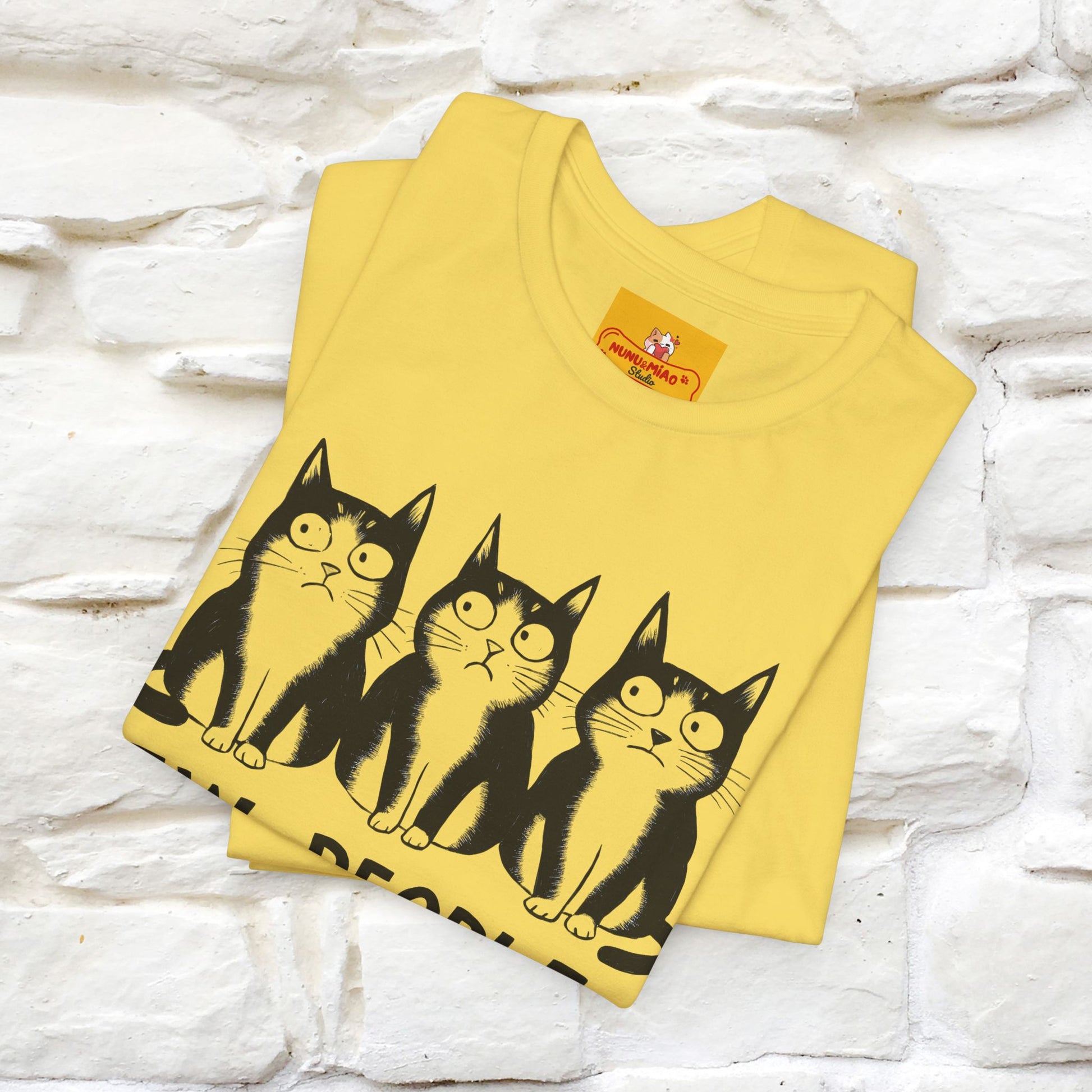 Ew, People | Funny Cat T-Shirt | Nunu&Miao Studio - Nunu&Miao Studio