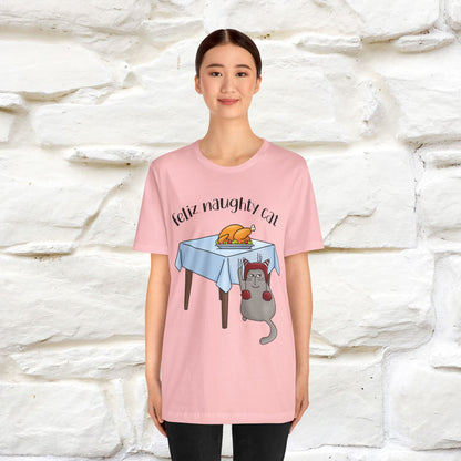 "Feliz Naughty Cat" |Funny Cat T-Shirt | Nunu&Miao Studio