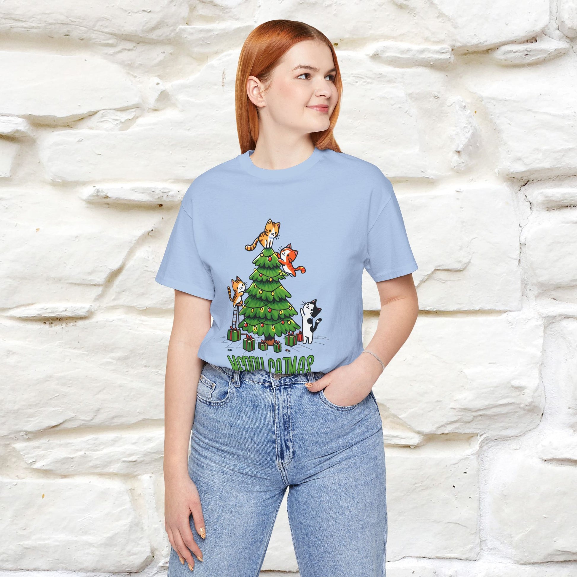 ''Merry Catmas'' | Cattitude Christmas Tee| Nunu&Miao Studio - Nunu&Miao Studio