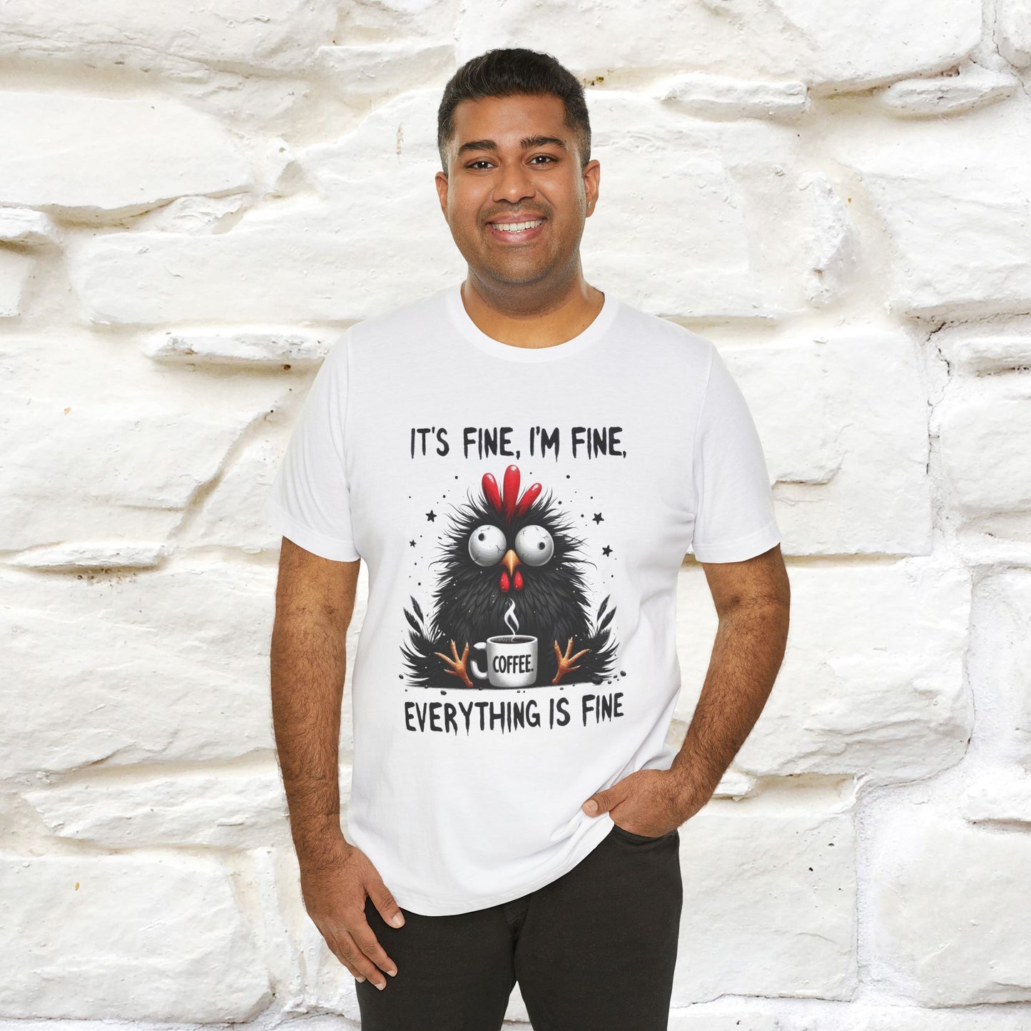 "Everything Is Fine" |Funny T-Shirt | Nunu&Miao Studio - Nunu&Miao Studio