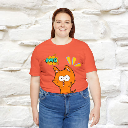''Oh My God'' Cat T-Shirt | Nunu&Miao Studio - Nunu&Miao Studio