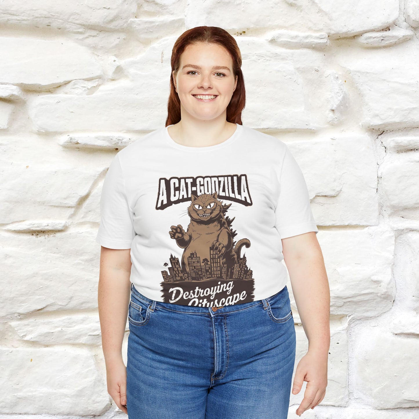 ''A Cat-Godzilla ''| CatT-Shirt | Nunu&Miao Studio - Nunu&Miao Studio