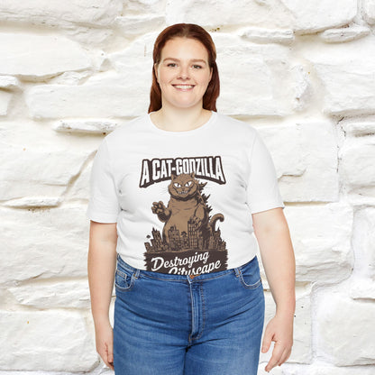 ''A Cat-Godzilla ''| CatT-Shirt | Nunu&Miao Studio - Nunu&Miao Studio