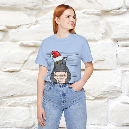 "I Knocked Over The Christmas Tree " |Funny Cat T-Shirt | Nunu&Miao Studio