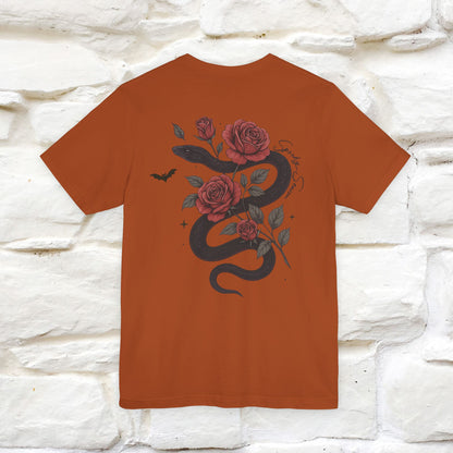 "The Rose and The Snake " Halloween T-shirt |Nunu&Miao Studio - Nunu&Miao Studio
