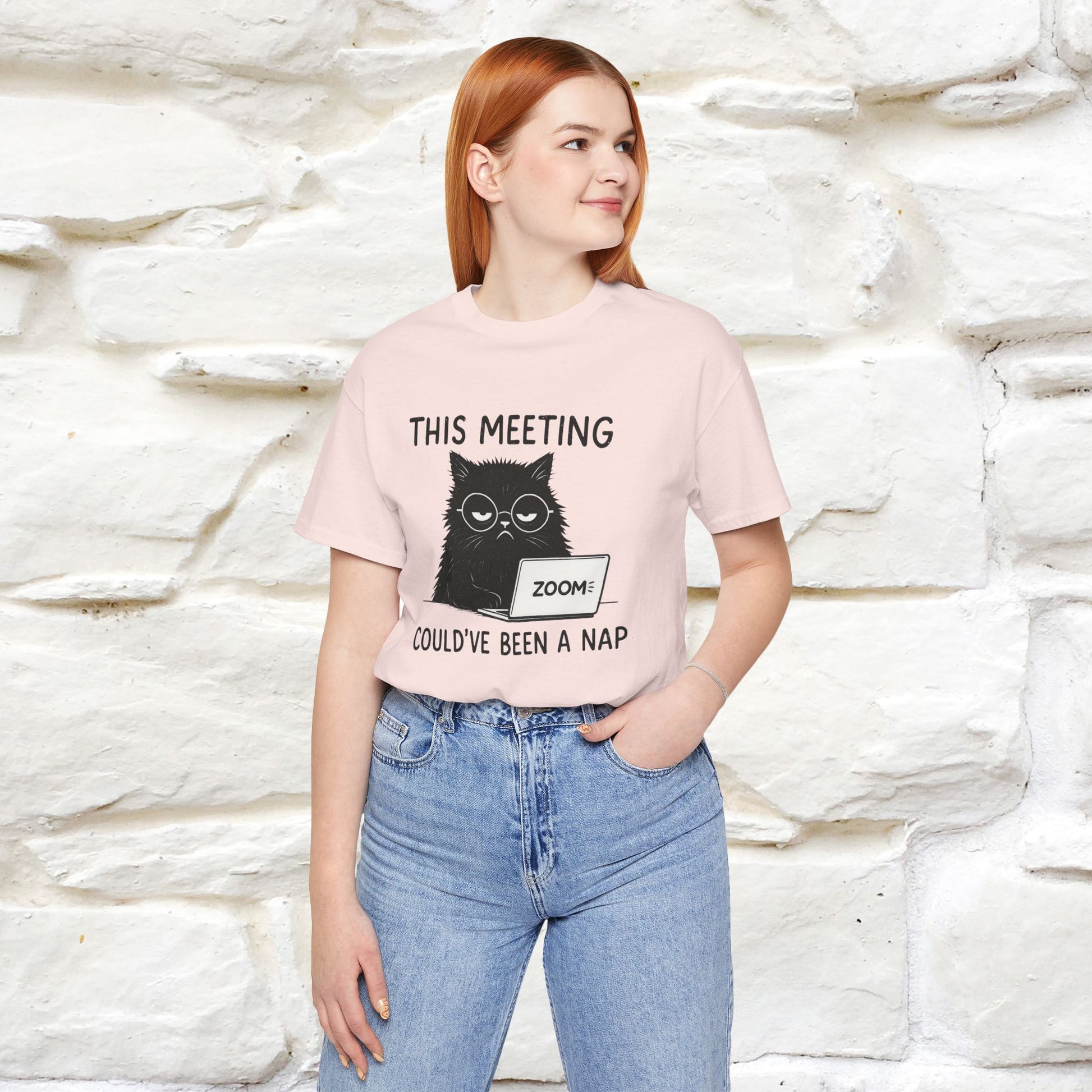 "This Meeting Could've Been a Nap" | Sarcastic Cat T-Shirt | Nunu&Miao Studio - Nunu&Miao Studio