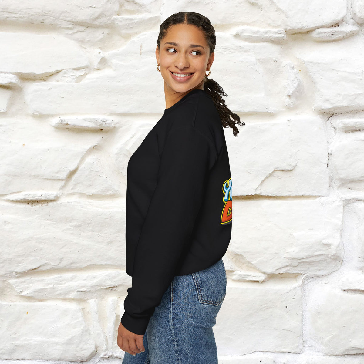 ''Don't Let Yourself Down.'' | Cute Cat Sweatshirt | Nunu&Miao Studio