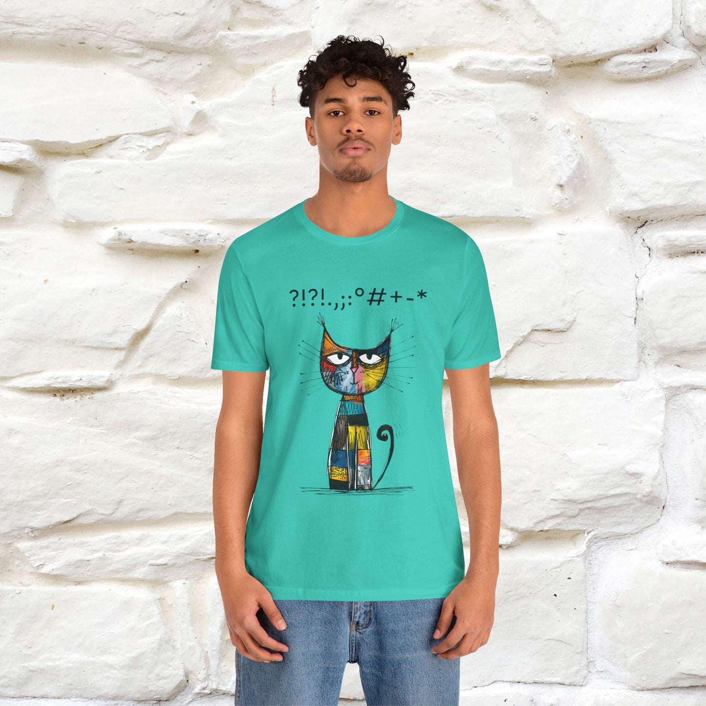 "Enigma" Cat T-shirt |Nunu&Miao Studio - Nunu&Miao Studio